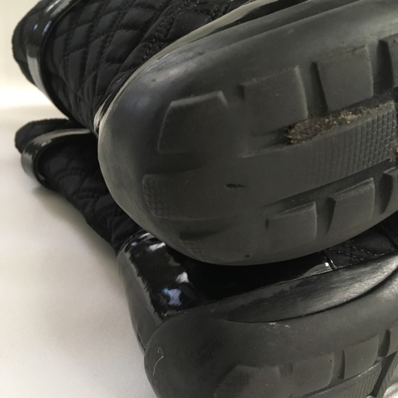 Naturalized Quilted/Patent Leather Fashion Boot - Picture 4 of 6